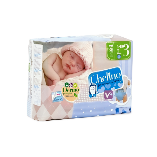 CHELINO LOVE PAÑAL TALLA 3 BOLSA 36UD